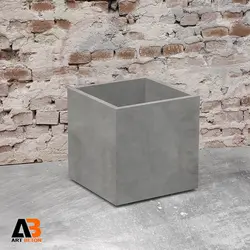 گلدان بتن اکسپوز 50-50-50