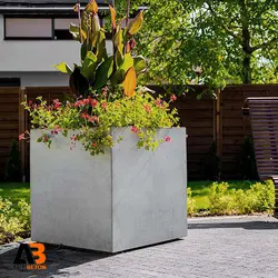 گلدان بتن اکسپوز 60-60-60