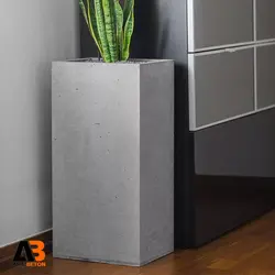 گلدان بتن اکسپوز 80-35-35