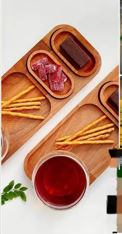 سرو تنقلات سه تکه چوبی