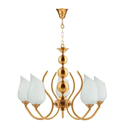 لوستر 5 شعله زیمادور مدل ابشار کد ZD-06