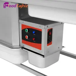 میز بردینگ دو لگن موتوردار سوخاری استیل - فود تجهیز