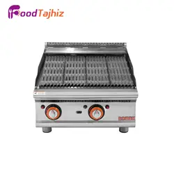 معرفی و خرید آنلاین گریل ذغالی 60cm مدل GL-N60 | فودتجهیز