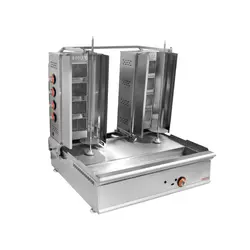 دستگاه کباب ترکی دو سیخ رومیزی | فود تجهیز