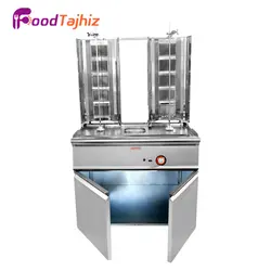 دستگاه کباب ترکی دو سیخ کابین دار | فود تجهیز