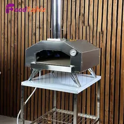 خرید تنور گازی دودکش دار H20 پخت پیتزا - فود تجهیز