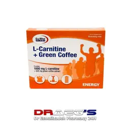 یوروویتال ویال ال کارنتین1000+قهوه سبزeurhovital lcarnetine+green coffe drinking