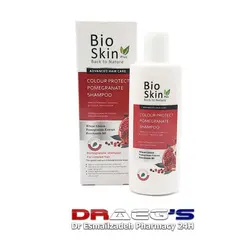 بایواسکین شامپو انار مخصوص موهای رنگ شدهBio skin colour protect pomegranate shampoo