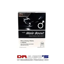 نوتراکس میل بوست قرص 30 عدد | افزایش میل جنسی و سلامت جسمانی در آقایانNUTREX MALEBOOST FOR MEN
