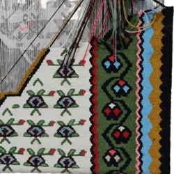 آموزش تخصصی چله کشی گلیم دورو - صفحه رسمی شرکت مهدگلیم