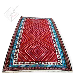 گلیم دستبافت طرح بوته ریز|جنس آکریلیک |عرض 120 ارتفاع 230 - صفحه رسمی شرکت مهدگلیم