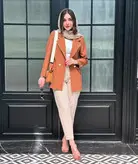 کت و شلوار زنانه فانتزی جذاب نوار دوزی جذاب کالکشن شیک پوشان