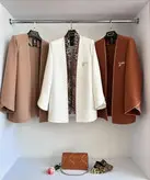 کت تک نوار دار فانتزی زنانه مجلسی و شیک کالکشن شیک پوشان