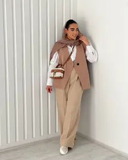 وست ست فانتزی کت و شلوار و شومیز زیبا دخترانه زنانه کالکشن عیدانه شیک پوشان