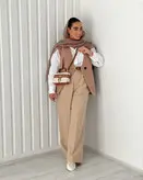 وست ست فانتزی کت و شلوار و شومیز زیبا دخترانه زنانه کالکشن عیدانه شیک پوشان