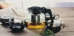 ست قوری و فنجان پیرکس - بازار اینترنتی ارس ویترین