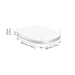 ترازوی آشپزخانه دیجیتال زولینگ سفید ZWILLING ENFINIGY DIGITAL KITCHEN SCALE WHITE