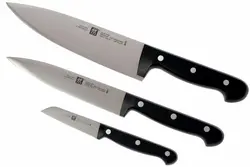 ست چاقو سه عددی زولینگ مدل تویین شف zwilling twin chef knife set 3pcs