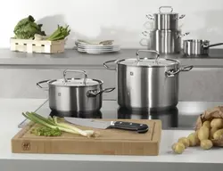 سرویس قابلمه ۹ پارچه استیل زولینگ مدل تویین کلاسیک ZWILLING TWIN CLSSIC