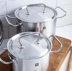 سرویس قابلمه ۹ پارچه استیل زولینگ مدل تویین کلاسیک ZWILLING TWIN CLSSIC