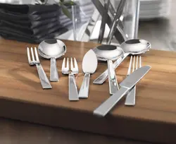 سرویس قاشق و چنگال زولینگ مدل کینگ ۱۰۰ پارچه مناسب برای ۱۸ نفر ZWILLING KING CUTLERY SET 100 PCS