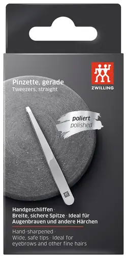 موچین استیل زولینگ براق zwilling classic inox straight tweezer