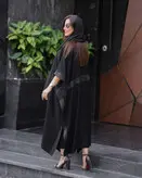 کفتان مشکی زنانه مدل صحرا
