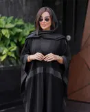 کفتان مشکی زنانه مدل صحرا