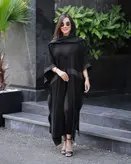 کفتان مشکی زنانه مدل صحرا