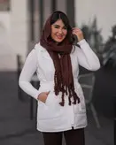 پافر بلند زمستانی زنانه کلاهدار ضدآب-کد ۳۵۶