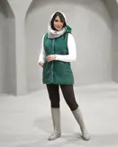 پافر بلند زمستانی زنانه کلاهدار ضدآب-کد ۳۵۶