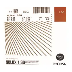 عدسی آسفریک بلو کنترل نیمه فشرده هویا HOYA BLUE 1.60