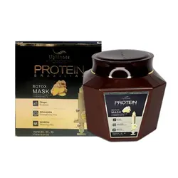 ماسک مو فاقد سولفات لایتنس Lightness مدل PROTEIN BRAZILIAN (BOTOX) حجم ۱۰۰۰ میلی لیتر