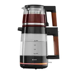 چای‌ساز شیشه‌ای لوکس اسنوا مدل STM-GS1650BK