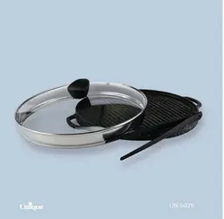 6029 تابه گریل 34 گرد در دار یونیک