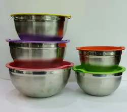 سرویس لگن 10 پارچه استیل یونیک