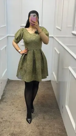 پالیز عروسکی پولک پلیسه فری سایز 34 تا 42