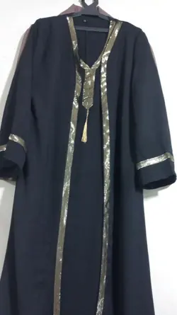 پیراهن مجلسی مانتویی دوتیکه پریماه مشکی