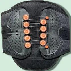 کمربند اکسپرت لومبوساکرال با فشار قابل تنظیم قرقره‌ای 1:6 ارتفاع ۲۳ سانتی‌متر Cured