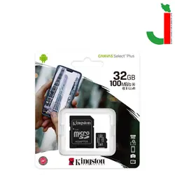 کارت حافظه میکرو کینگستون مدل Canvas Select Plus ظرفیت32 گیگابایت