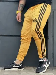 شلوار اسلش سه خط آدیداس پرتقالی