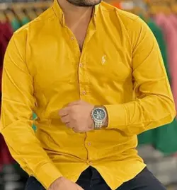 پیراهن بنگال کش خردلی