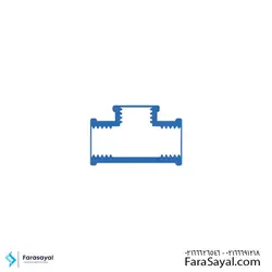 سه راه درزدار دنده ای سیاه مک (MECH) - فروش انواع لوله و اتصالات
