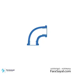 زانو 90 درجه درزدار دنده ای سیاه مک (MECH) - فروش انواع لوله و اتصالات
