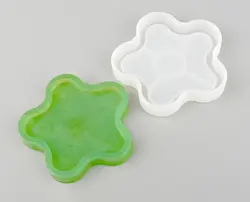 قالب سیلیکونی زیرلیوانی ستاره لبه دار
