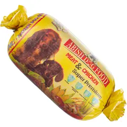سوسیس سگ بالغ ابیش مدل مخلوط گوشت و مرغ وزن 5 کیلوگرم
