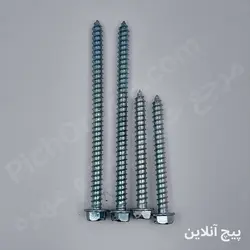 پیچ شیروانی نوک تیز چینی (4 سانت) 11/2×14