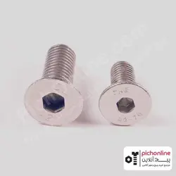 پیچ آلن سرتخت استیل DIN7991) M10×16)