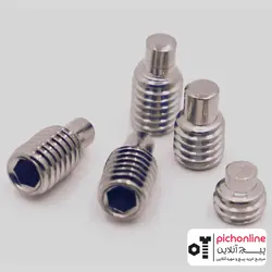 پیچ آلن مغزی استیل سر استوانه/نوک خلاصی (DIN-915)  20×90