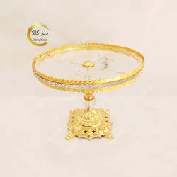 شیرینی خوری طلایی گرد